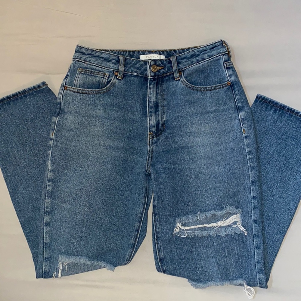 Pacsun ripped mom jeans